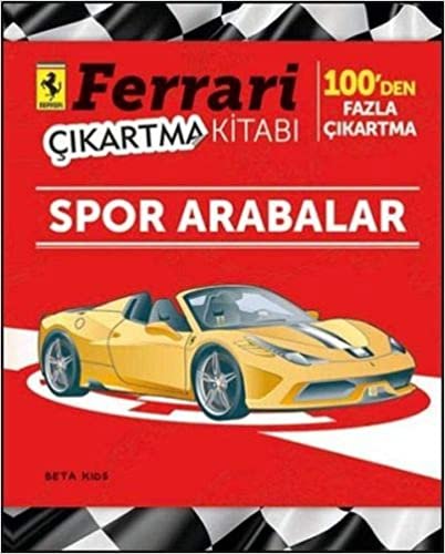 okumak Ferrari Çıkartma Kitabı Spor Arabalar