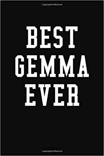 okumak Best Gemma Ever: Personalized First Name Journal Notebook