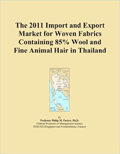 okumak The 2011 Import and Export Market for Woven Fabrics Containing 85% Wool and Fine Animal Hair in Thailand