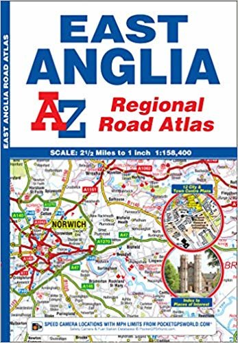 okumak East Anglia Regional Road Atlas
