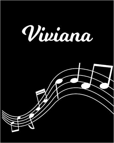 okumak Viviana: Sheet Music Note Manuscript Notebook Paper | Personalized Custom First Name Initial V | Musician Composer Instrument Composition Book | 12 ... Guide | Create Compose &amp; Write Creative Songs