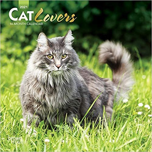 okumak Cat Lovers 2021 Calendar: Foil Stamped Cover