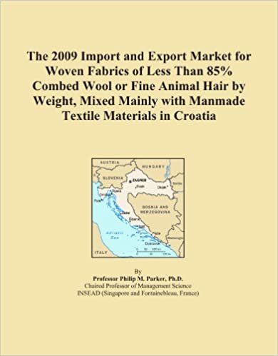 okumak The 2009 Import and Export Market for Woven Fabrics of Less Than 85% Combed Wool or Fine Animal Hair by Weight, Mixed Mainly with Manmade Textile Materials in Croatia