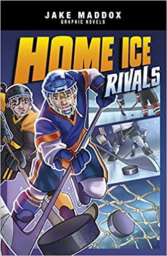 okumak Home Ice Rivals (Jake Maddox Graphic Novels)