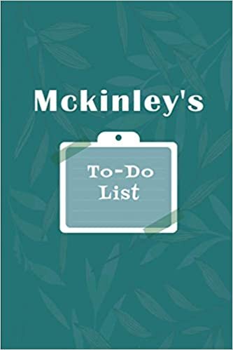 okumak Mckinley&#39;s To˗Do list: Checklist Notebook | Daily Planner Undated Time Management Notebook