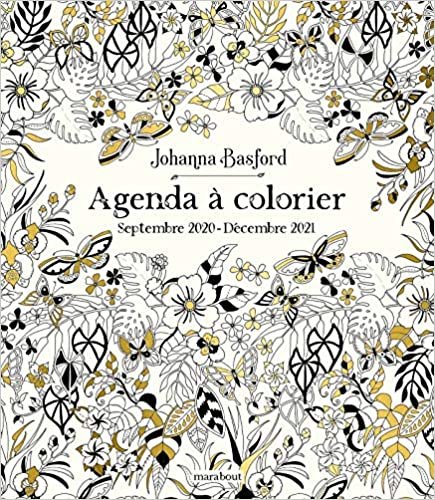 okumak Agenda à colorier 2021 - Johanna Basford (Organisation Familiale, Band 31595)