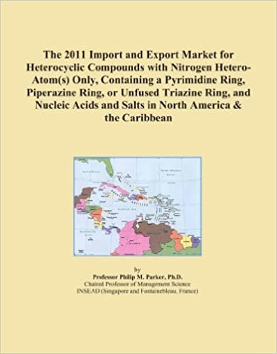 okumak The 2011 Import and Export Market for Heterocyclic Compounds with Nitrogen Hetero-Atom(s) Only, Containing a Pyrimidine Ring, Piperazine Ring, or ... and Salts in North America &amp; the Caribbean