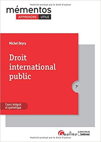 okumak Droit international public: Cours intégral et synthétique (2020) (Mémentos)