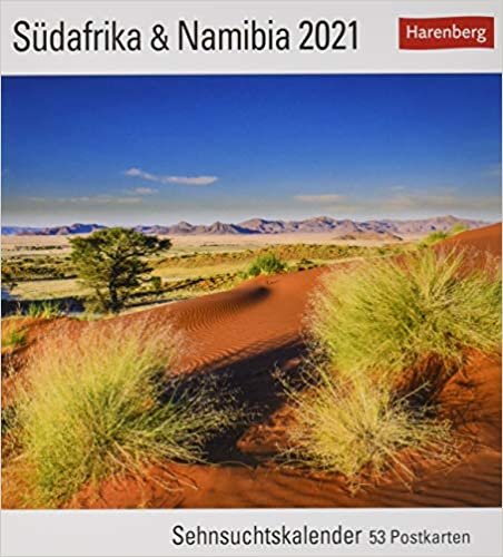 okumak Südafrika &amp; Namibia 2021: Sehnsuchtskalender, 53 Postkarten