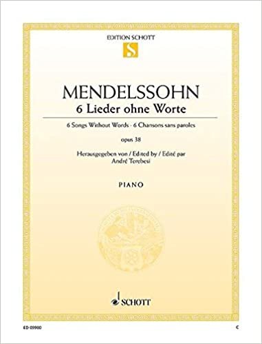 okumak Mendelssohn Bartholdy, F: 6 Lieder ohne Worte