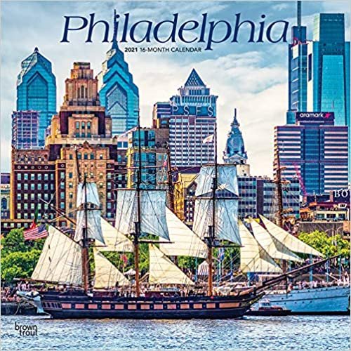 okumak Philadelphia 2021 - 16-Monatskalender: Original BrownTrout-Kalender [Mehrsprachig] [Kalender] (Wall-Kalender)