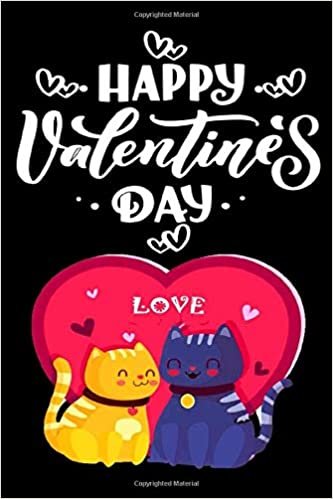 okumak Notebook And Journal: Cute Cat Valentine&#39;s Day Gift Women Teens Girls: Cute Cat Gift for kitten lovers Colorful Art Kitty Adoption