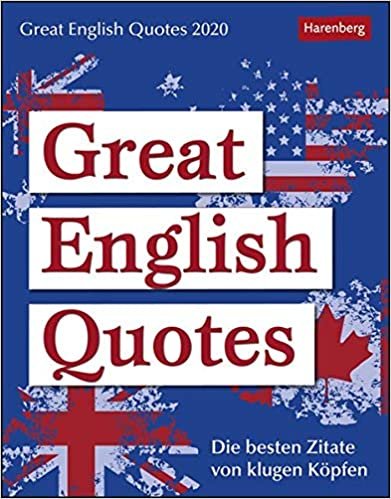 okumak Gallagher, J: Great English Quotes  - Kalender 2020