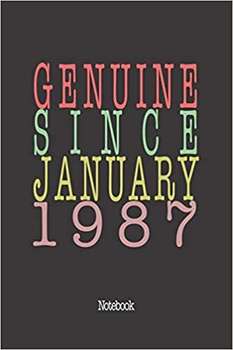 Genuine Since January 1987: Notebook