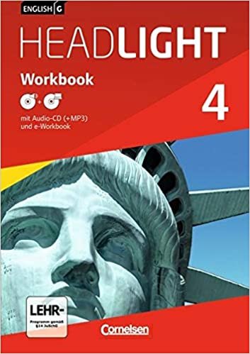 okumak English G Headlight - Allgemeine Ausgabe / Band 4: 8. Schuljahr - Workbook mit Audio-Materialien