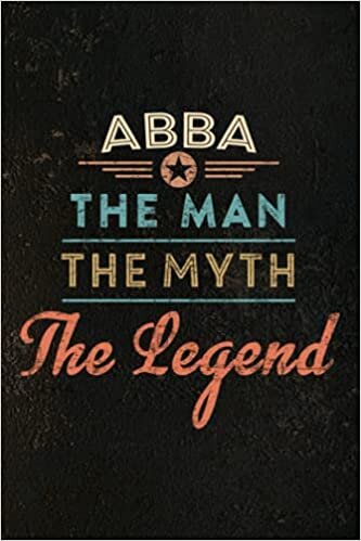 okumak Password book Abba The Man The Myth The Legend - Abba Hebrew Father Gift Funny: Halloween,Xmas,2021,Thanksgiving,Christmas Gifts,2022,Address books for women with tabs