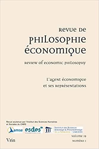 okumak L&#39;Agent Economique Et Ses Representations (Revue de Philosophie Economique)