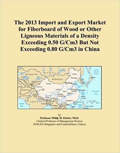 okumak The 2013 Import and Export Market for Fiberboard of Wood or Other Ligneous Materials of a Density Exceeding 0.50 G/Cm3 But Not Exceeding 0.80 G/Cm3 in China