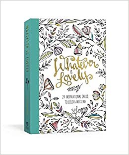 okumak Whatever Is Lovely Postcard Book: Twenty-Four Inspirational Cards to Color and Send