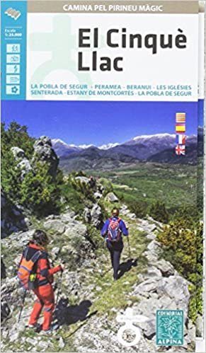 okumak El Cinqué Llac hiking map &amp; guide