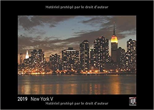 okumak New York V 2019 - Édition noire - Calendrier mural Timokrates, calendrier photo, calendrier photo - DIN A4 (30 x 21 cm)