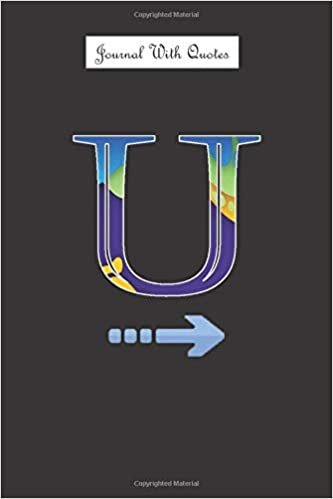 okumak Alphabet U Name Intials Collection Journal: 6x9 inch Lined journal or diary or notebook to write ideas, study and make plans from Sabji Journals