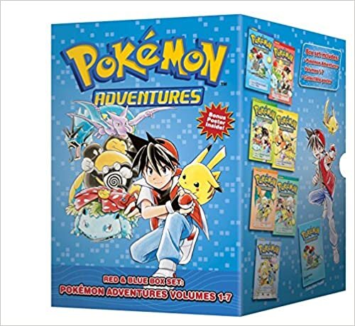 okumak Pokemon Adventures Red &amp; Blue Box Set: Set includes Vol. 1-7