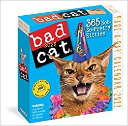 okumak Bad Cat Page-a-Day Calendar 2022