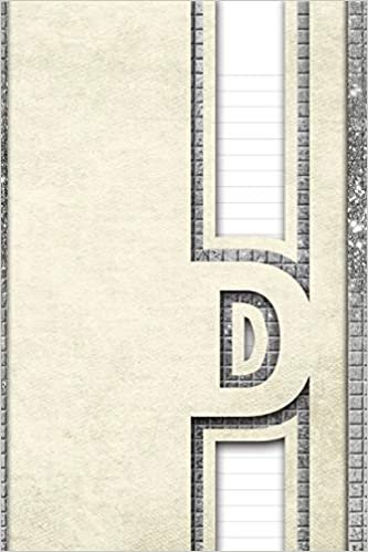 okumak Letter D: Personalized Design Notebook: 120 pages