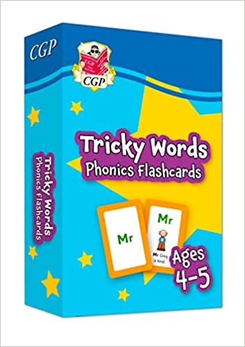 New Tricky Words Phonics Flashcards for Ages 4-5 (Reception)