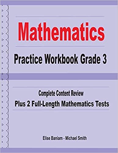 okumak Mathematics Practice Workbook Grade 3: Complete Content Review Plus 2 Full-length Math Tests