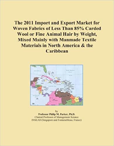 okumak The 2011 Import and Export Market for Woven Fabrics of Less Than 85% Carded Wool or Fine Animal Hair by Weight, Mixed Mainly with Manmade Textile Materials in North America &amp; the Caribbean
