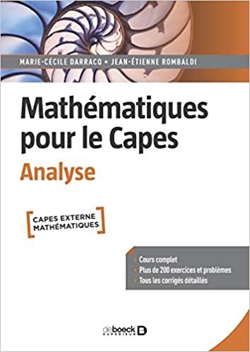 okumak Mathématiques pour le Capes - Analyse (LMD maths)