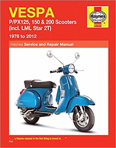 okumak Vespa P/PX 125, 150 and 200 scooters 1978 thru 2014 (Includes LML Star 2T) (Haynes Service and Repair Manuals)