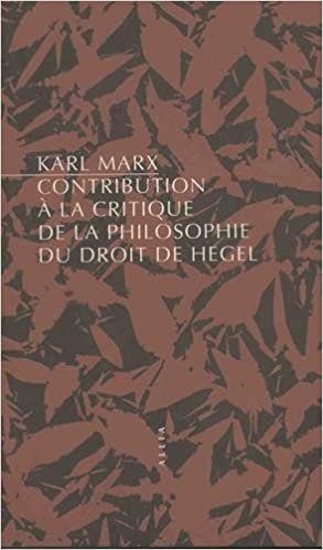 okumak Contribution à la critique de la philosophie du droit de Hegel (nouvelle édition) (PETITE COLLECTION)