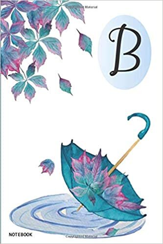 okumak B: Watercolor Personal Initial B Monogrammed Journal | Personal Notebook, Diary, or Poetry Book (Beautiful Watercolor Personal Initial Monogram Journal)