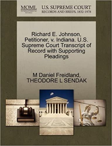 okumak Richard E. Johnson, Petitioner, V. Indiana. U.S. Supreme Court Transcript of Record with Supporting Pleadings