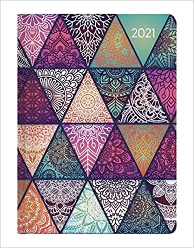 okumak Ladytimer Oriental Pattern 2021 - Taschenkalender A6 (11x15 cm) - Weekly - 192 Seiten - Notiz-Buch - Termin-Planer - Alpha Edition