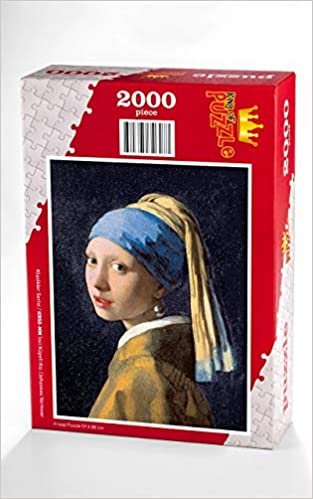 okumak İnci Küpeli Kız/Johannes Vermeer Ahşap Puzzle 2000 Parça (KR50-MM)