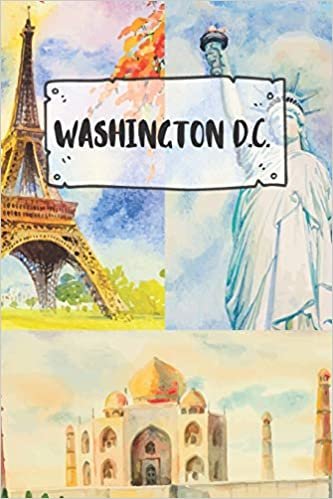 okumak Washington D.C.: Ruled Travel Diary Notebook or Journey  Journal - Lined Trip Pocketbook for Men and Women with Lines