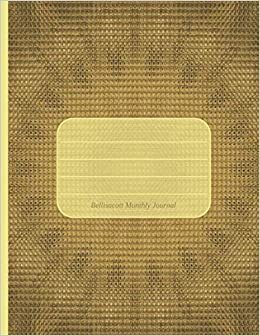 okumak Bellisacott Monthly Journal: Muted Sands Collection (8.5x11) (Color - Desert Khaki)