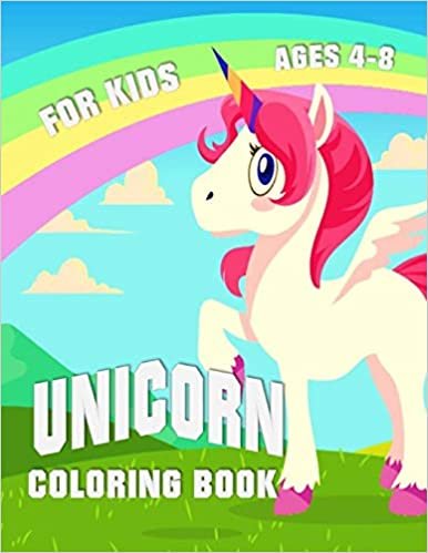 okumak Unicorn Coloring Book Ages 4-8: 100 Unique Pages