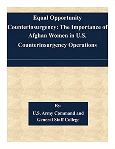 okumak Equal Opportunity Counterinsurgency: The Importance of Afghan Women in U.S. Counterinsurgency Operations