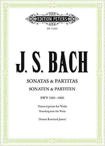 okumak Sonaten &amp; Partiten BWV 1001-1006: (original für Violine solo) Transkription für Viola Solo