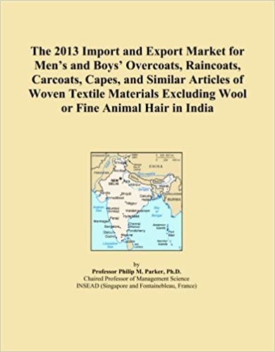okumak The 2013 Import and Export Market for Men&#39;s and Boys&#39; Overcoats, Raincoats, Carcoats, Capes, and Similar Articles of Woven Textile Materials Excluding Wool or Fine Animal Hair in India