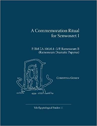 okumak A Commemoration Ritual for Senwosret I: P. BM EA 10610.15/P. Ramesseum B (Ramesseum Dramatic Papyrus) (Yale Egyptological Studies)