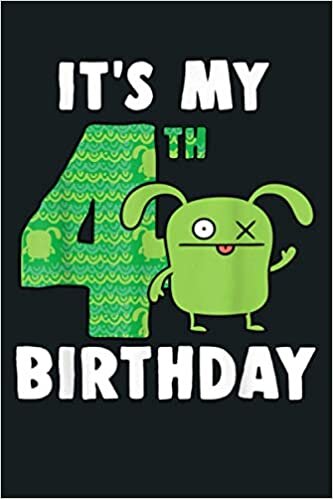 okumak Ugly Dolls It S My 4Th Birthday Ox Birthday Boy: Notebook Planner - 6x9 inch Daily Planner Journal, To Do List Notebook, Daily Organizer, 114 Pages