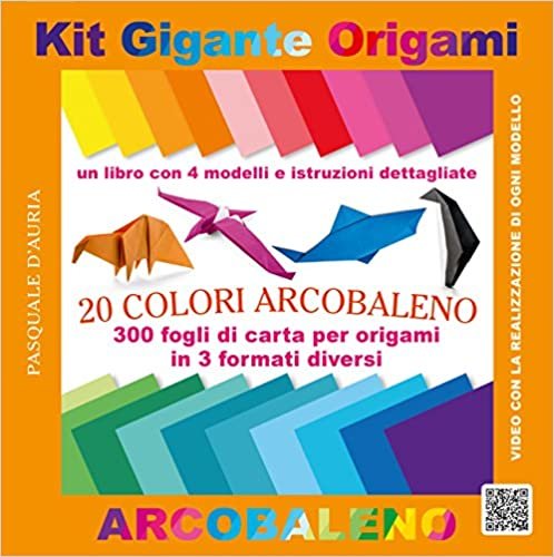 okumak Kit gigante origami arcobaleno