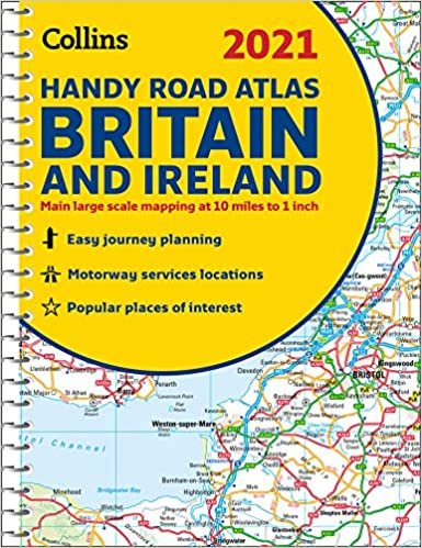 okumak GB Road Atlas Britain 2021 Handy: A5 Spiral (Collins Road Atlas) (Collins Road Atlas)