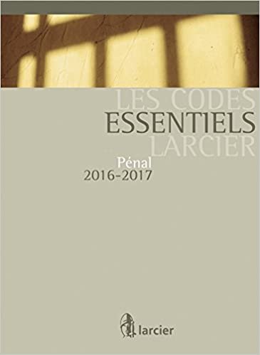 okumak Code essentiel Larcier - Pénal 2016-2017 (LSB. P.LARC.ESS)